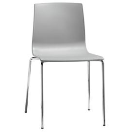 SCAB - Židle ALICE - šedá/chrom
