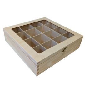   Dřevěná uzavíratelná krabička, 30 x 8 x 29 cm\r\n