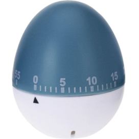 EH Excellent Houseware Minutník ve tvaru vajíčka, modro-bílá barva
