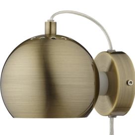 FRANDSEN - Nástěnná lampa Ball, matná mosazná