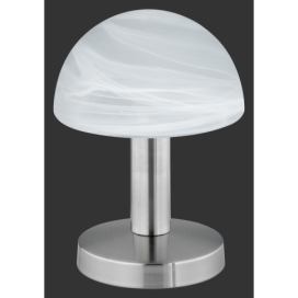 TRIO 599100107 FYNN II dotyková stolní lampička 1xE14 matný nikl/bílá ON/OFF
