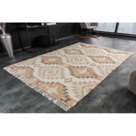 LuxD Designový koberec Pahana 230 x 160 cm béžovo-hnědý - konopí a vlna Estilofina-nabytek.cz