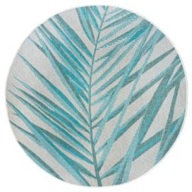 NORTHRUGS - Hanse Home koberce Kusový koberec Jaffa 105217 Turquoise Cream kruh - 160x160 (průměr) kruh cm