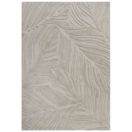 Flair Rugs koberce Kusový koberec Solace Lino Leaf Grey - 120x170 cm Mujkoberec.cz