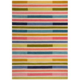 Flair Rugs koberce Ručně všívaný kusový koberec Illusion Piano Pink/Multi - 120x170 cm Mujkoberec.cz