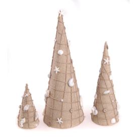 Autour de Minuit Sada tří dekorativních vánočních stromků