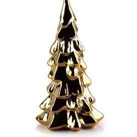 Mondex Figurka vánoční stromeček 19,7 cm SANTA LILA zlatý