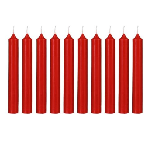 Atmosphera Úzké svíčky, červené, sada 10 ks EDAXO.CZ s.r.o.