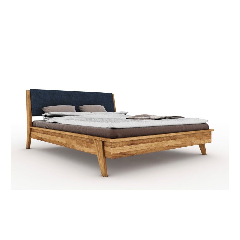 Dvoulůžková postel z dubového dřeva 160x200 cm Retro 1 - The Beds - Bonami.cz