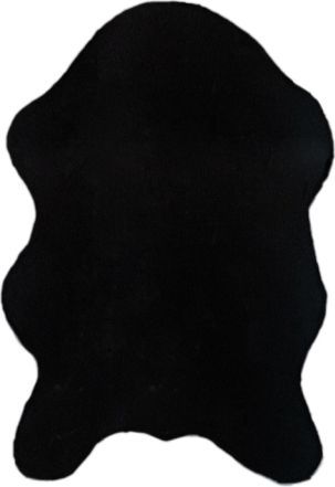 Umělá kožešina RABIT, černá, 60x90 cm - FORLIVING