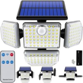 Izoxis 20224 Solární 181 LED osvětlení s PIR čidlem pohybu