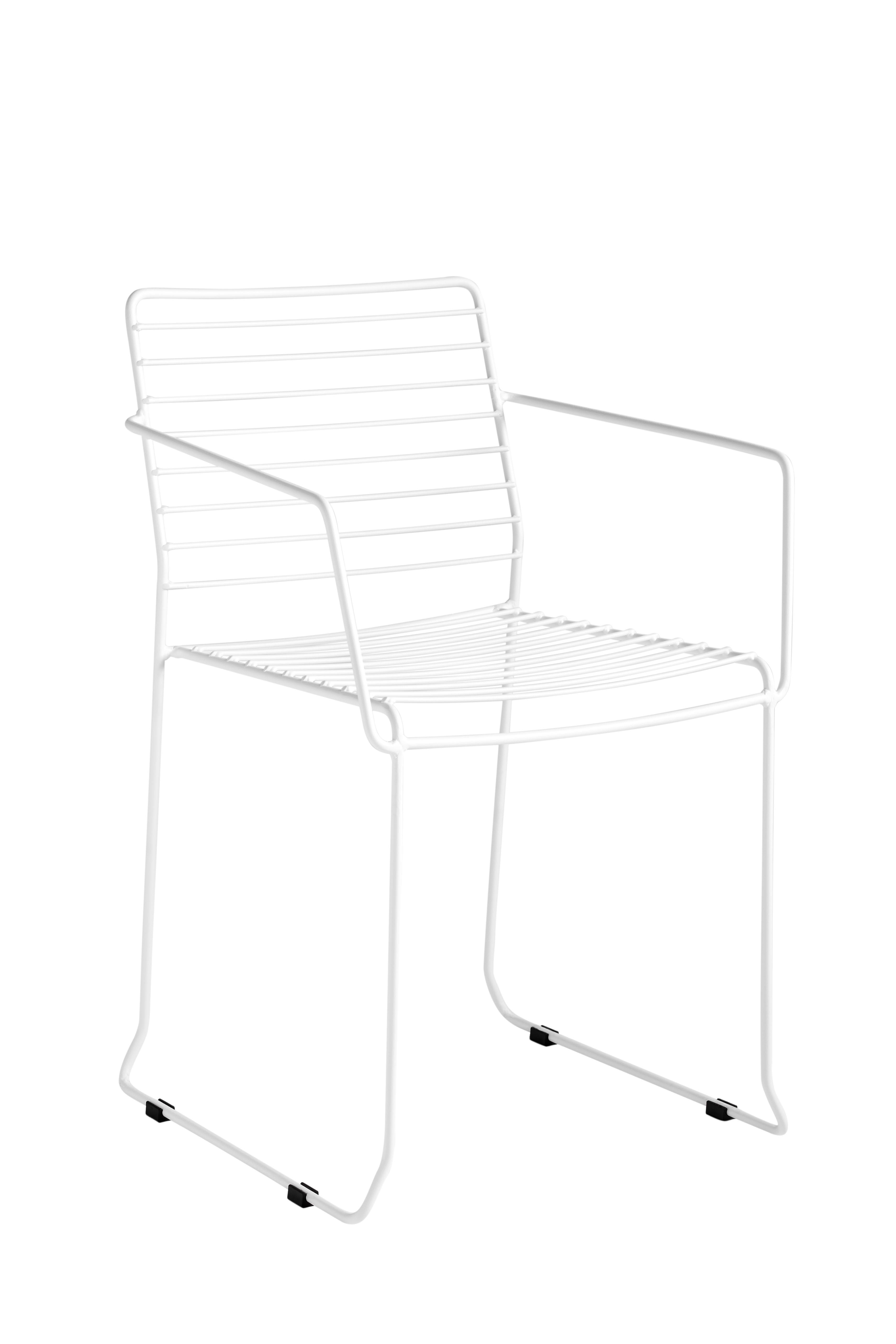 ISIMAR - Židle TARIFA s područkami - bílá - 