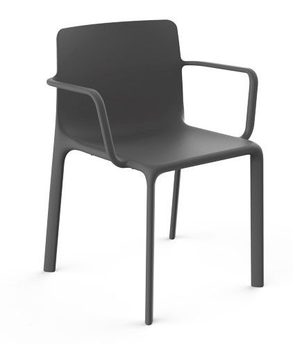 VONDOM - Židle KES s područkami - černá - 