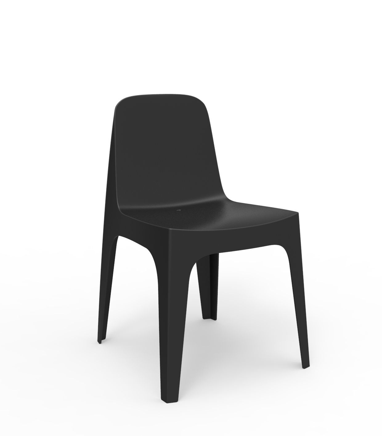 VONDOM - Židle SOLID - černá - 