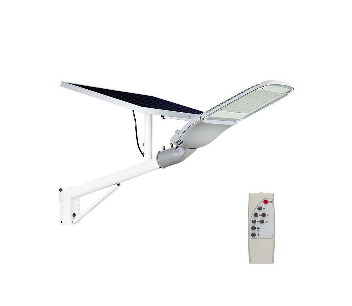  LED Stmívatelná solární pouliční lampa LED/50W/6,4V 6000K IP65+dálkové ovládání  -  Svět-svítidel.cz