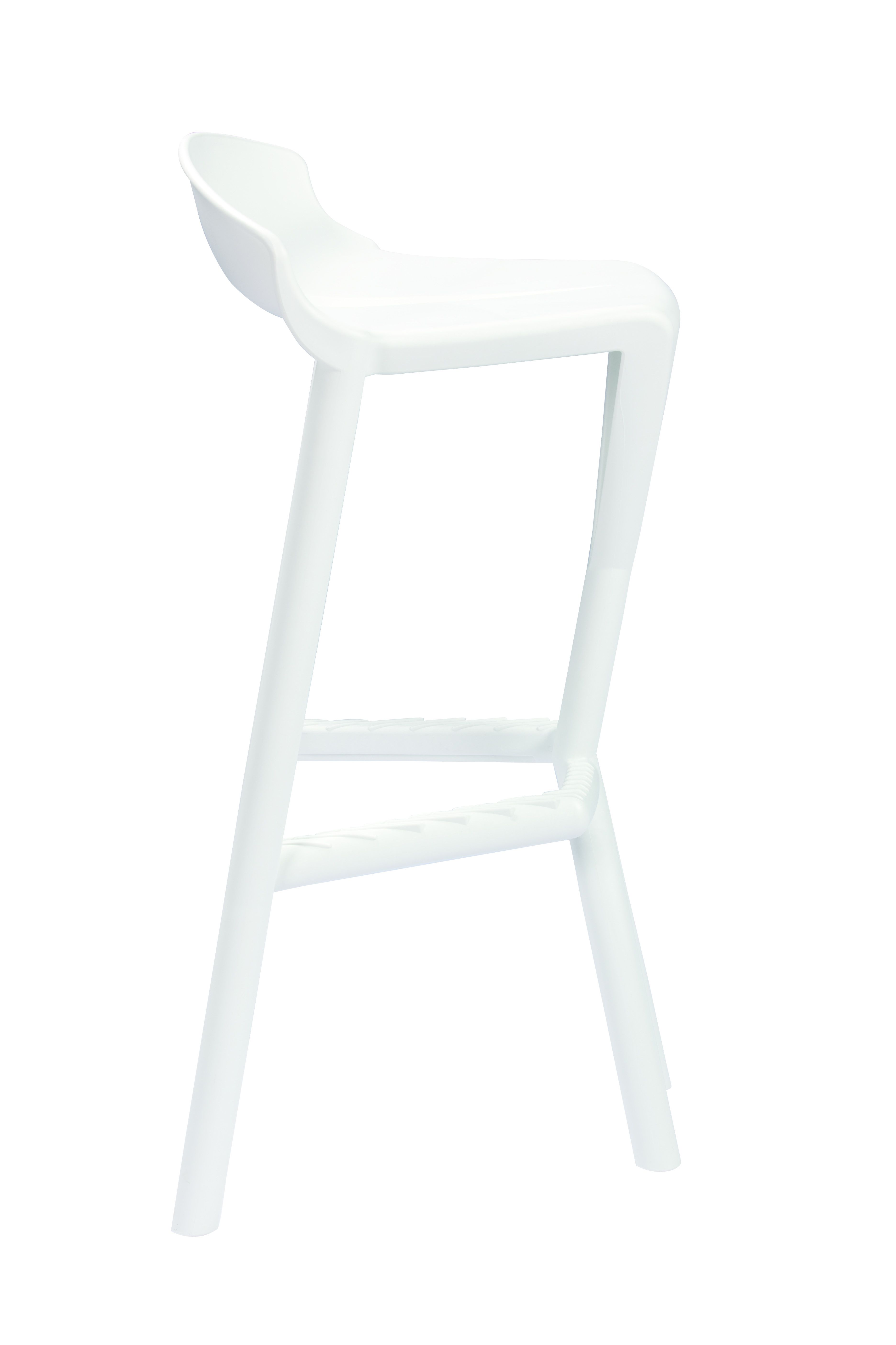GABER - Barová židle SHIVER - vysoká, bílá - 