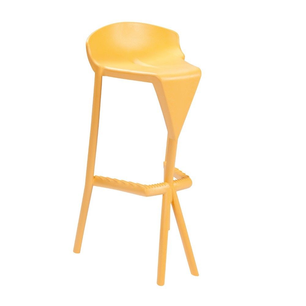 GABER - Barová židle SHIVER - vysoká, hořčičná - 