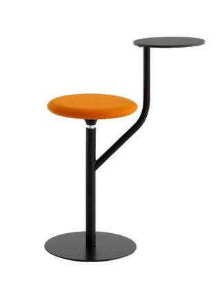 LAPALMA - Barová židle AARON s čalouněným sedákem - 60 cm - 
