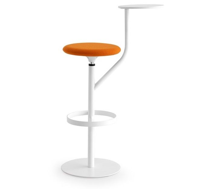 LAPALMA - Barová židle AARON s čalouněným sedákem - 78 cm - 
