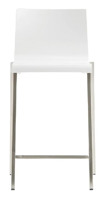 PEDRALI - Nízká barová židle KUADRA 1102 DS - bílá - 