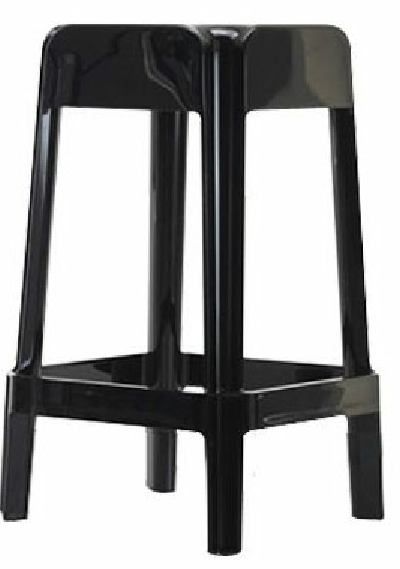 PEDRALI - Nízká barová židle RUBIK 582 DS - černá - 