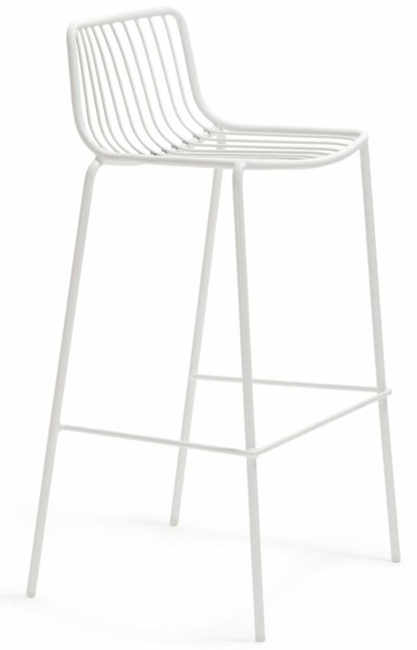 PEDRALI - Vysoká barová židle NOLITA 3658 DS - bílá - 