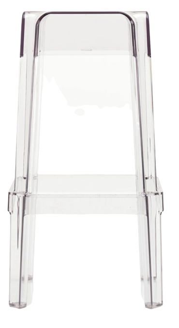 PEDRALI - Vysoká barová židle RUBIK 580 DS - transparentní - 
