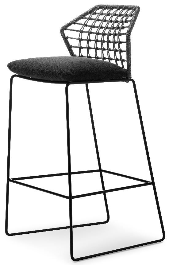 SABA - Venkovní barová židle NEW YORK SGABELLI SOLEIL - vysoká - 
