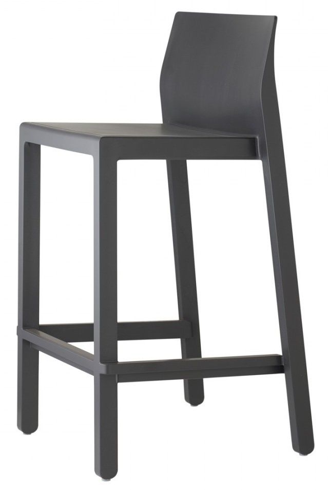 SCAB - Barová židle KATE nízká - antracitová - 