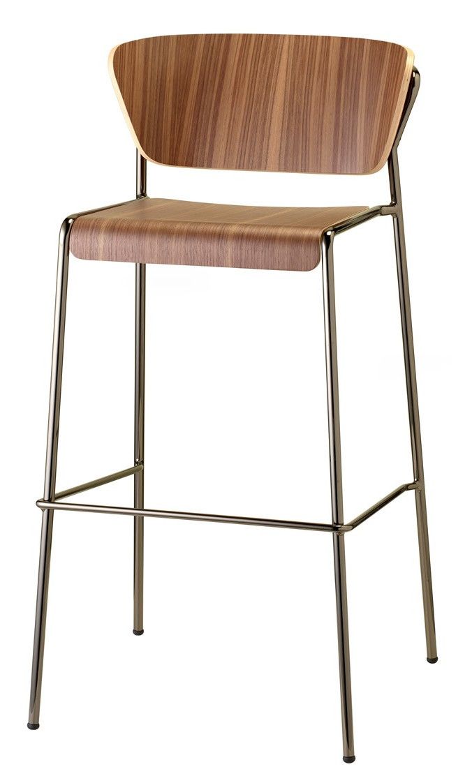 SCAB - Barová židle LISA WOOD, vysoká - 