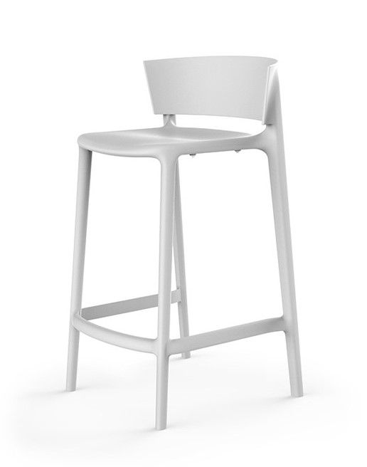 VONDOM - Nízká barová židle AFRICA - bílá - 