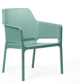 NARDI GARDEN - Židle NET RELAX modrozelená
