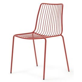PEDRALI - Židle s vysokou opěrkou NOLITA 3651 DS - červená