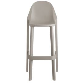 SCAB - Barová židle PIU vysoká - béžová