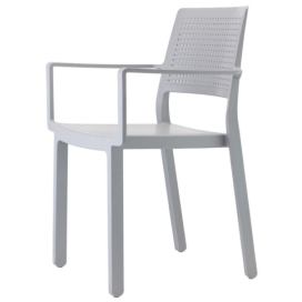 SCAB - Židle EMI s područkami - šedá