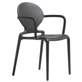 SCAB - Židle GIO s područkami - antracitová