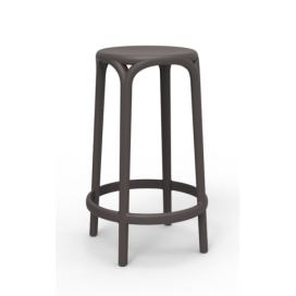 VONDOM - Nízká barová židle BROOKLYN - bronzová
