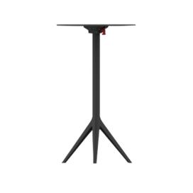 VONDOM - Sklápěcí čtvercový barový stůl MARI-SOL HPL, různé velikost (tříramenná podnož)