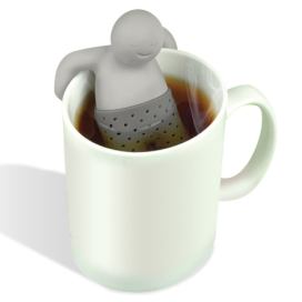 Pronett XJ008 Silikonové sítko na čaj - Mr. Tea COLOR
