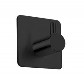 KIK KX5687 Samolepicí koupelnový háček - černý