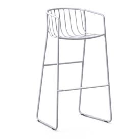 ARRMET - Celokovová barová židle RANDA NUDE