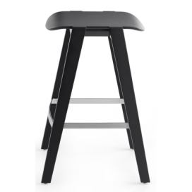 CRASSEVIG - Barová čalouněná židle MIXIS, nízká