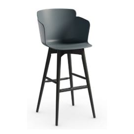 MIDJ - Barová židle CALLA s plastovým sedákem