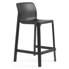 NARDI GARDEN - Barová židle NET MINI antracit