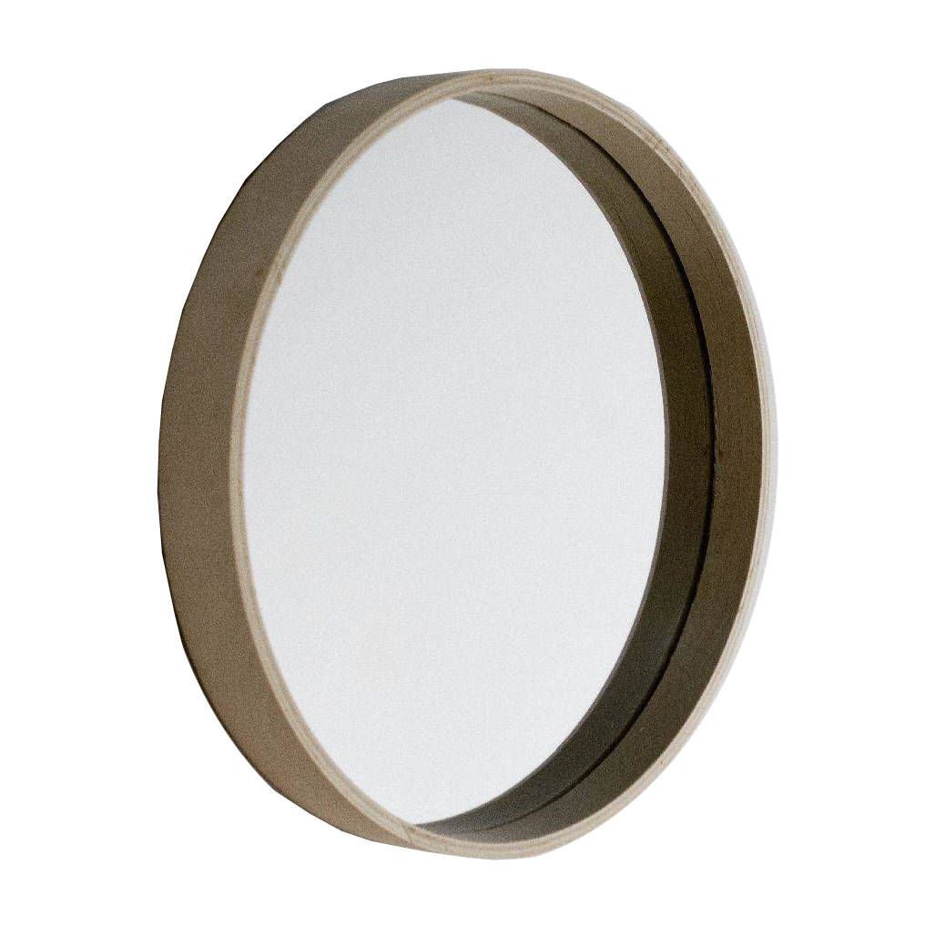 Today Kulaté zrcadlo v dřevěném rámu SIMPLICITY, O 30 cm - EDAXO.CZ s.r.o.