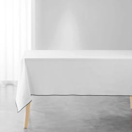 Douceur d\'intérieur Bavlněný ubrus MISTRALINE, obdélníkový, bílý, 140 x 240 cm