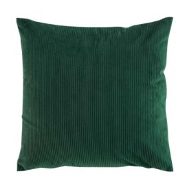 Douceur d\'intérieur Dekorační polštář CORD, 40 x 40 cm, zelený