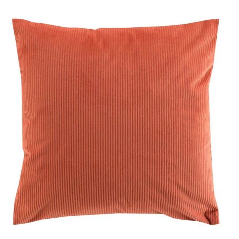 Douceur d\'intérieur Dekorační polštář CORD, 40 x 40 cm, oranžový EDAXO.CZ s.r.o.