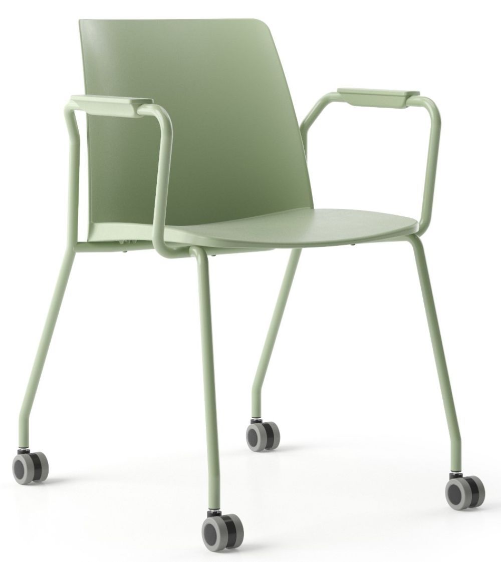 NARBUTAS - Židle POLYTONE-L SPL013 s kolečky - 