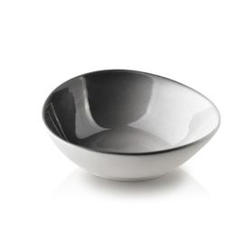 Affekdesign Porcelánová miska OPHELIA 14 x 12 cm šedá